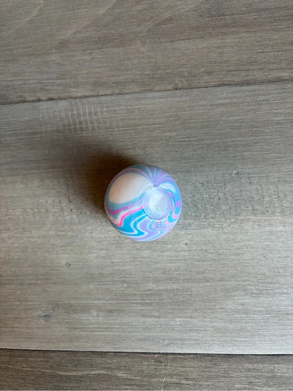 Swirl Neo Drop Groovy Globe Sensory Ball - Blue, Pink, White